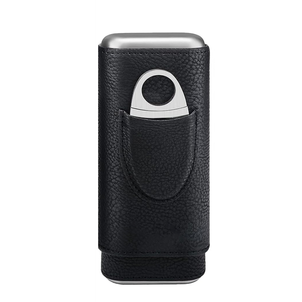 Travel Accessories Best - Best-Stainless Steel Cigar Cutter Included-Cedar Wood