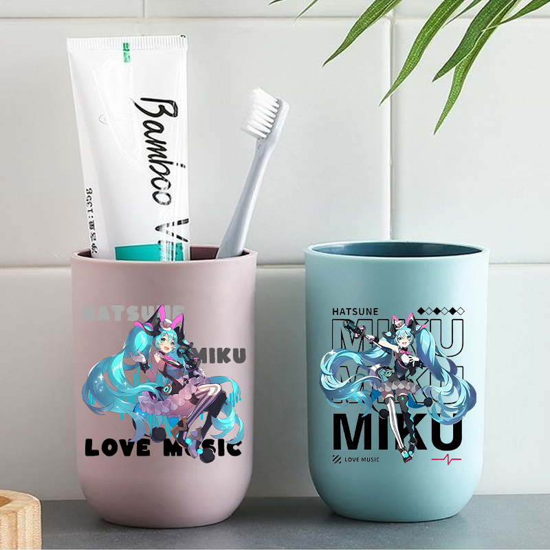 Travel Accessories Best - Hatsune Mikus Toothbrush Cup Girls Cute