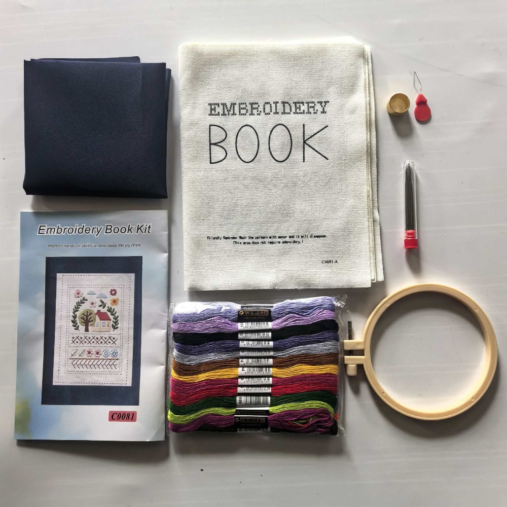 Travel Accessories Guide - Clear Instructions Embroidery Stitch Guide Book