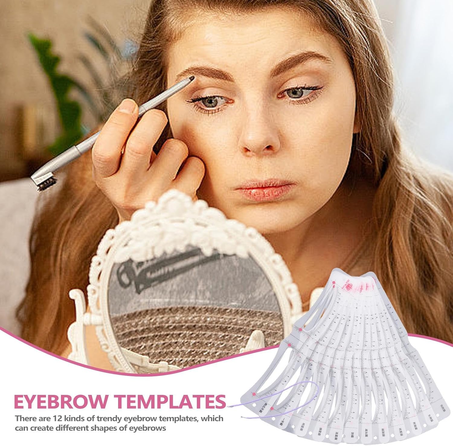 Reusable Eyebrow Stencil Set - - Travel Accessories Guide avaliação e preço