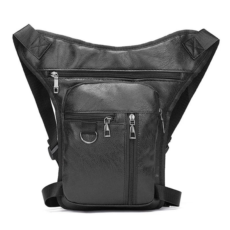 Pu Leather Drop Leg Bag Thigh  - Travel Accessories Hip Belt avaliação e preço