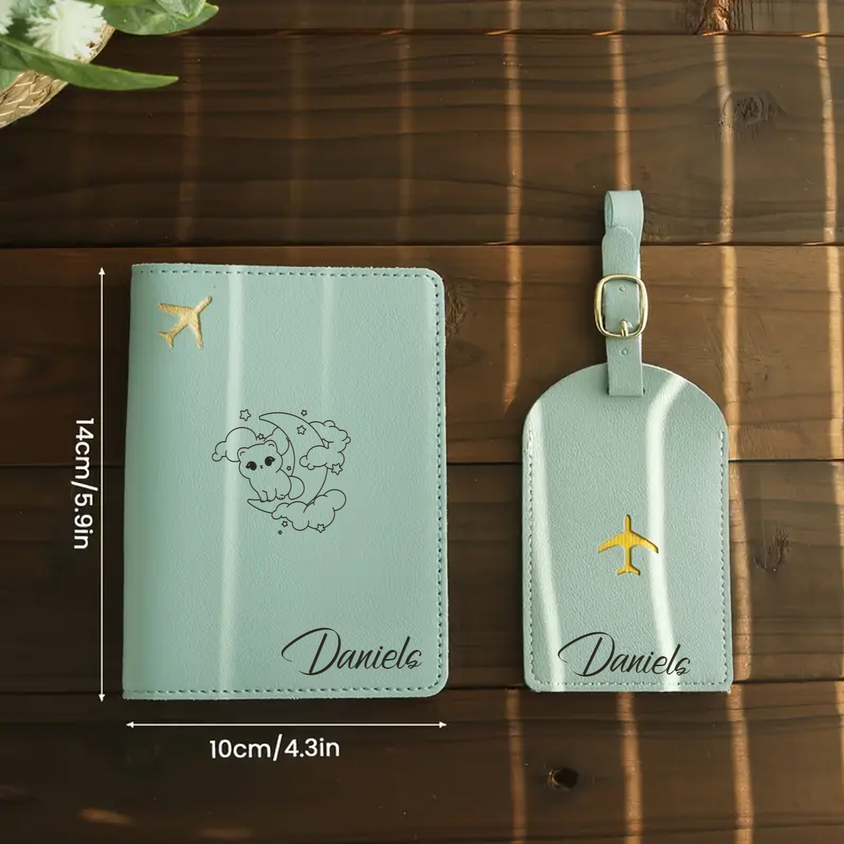 1pc Custom Name Passport Holde - Travel Accessories Gift Set avaliação e preço