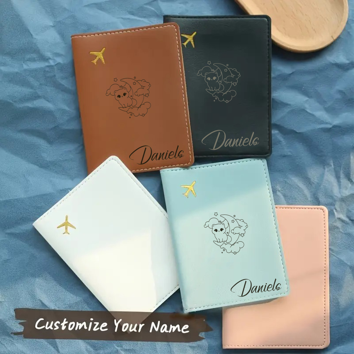 1pc Custom Name Passport Holde - Travel Accessories Gift Set avaliação e preço