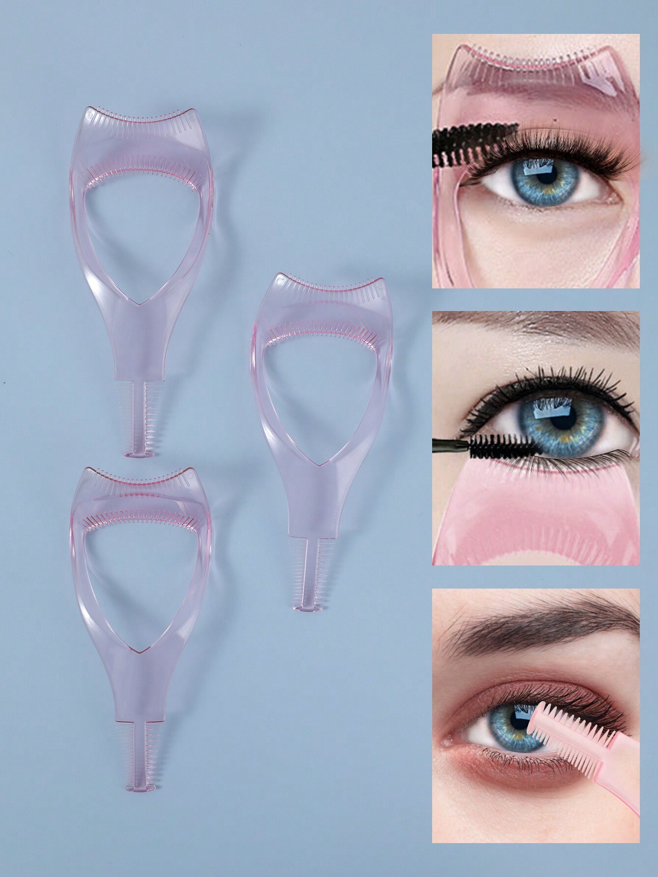 3pcs Mascara Shield Applicator - Travel Accessories Guide avaliação e preço