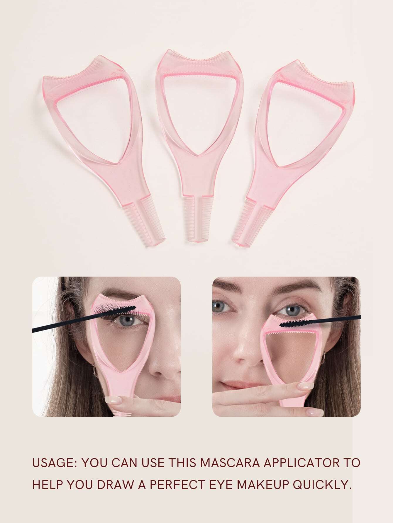 3pcs Mascara Shield Applicator - Travel Accessories Guide avaliação e preço