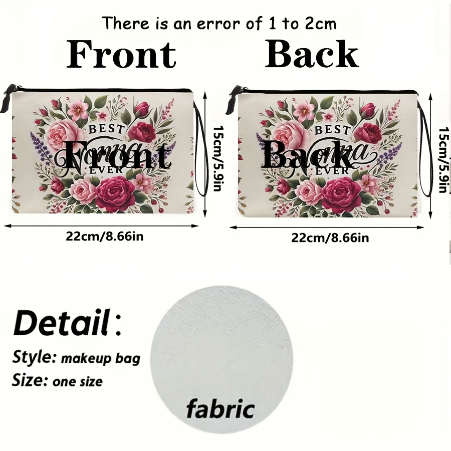 BEST NONNA EVER Makeup Bag Tra - Travel Accessories Best avaliação e preço