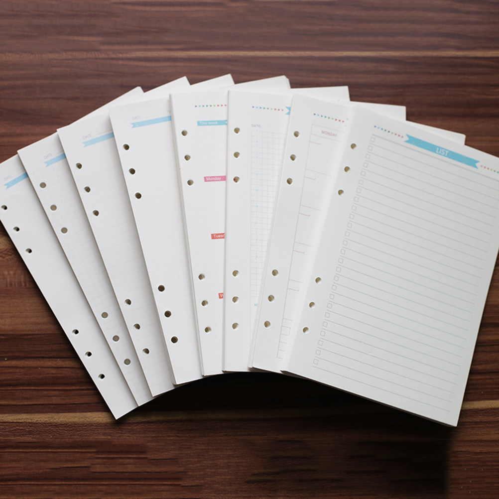 40 Sheets A6 6-Hole Binder Ref - Travel Notebook Journal avaliação e preço