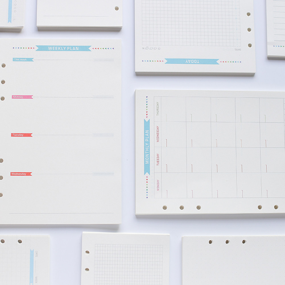 40 Sheets A6 6-Hole Binder Ref - Travel Notebook Journal avaliação e preço