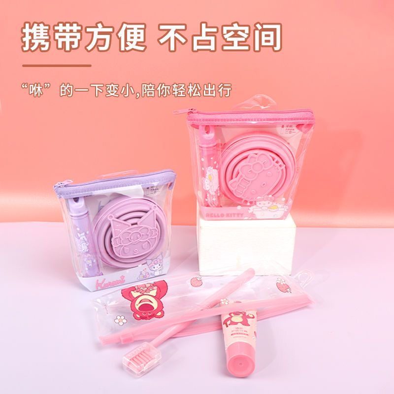 Cute Sanrio Kuromi Travel Toot - Travel Accessories Gift Set avaliação e preço