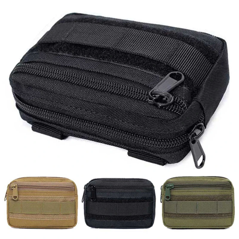 Double Layer EDC Pack Men Moll - Travel Accessories Hip Belt avaliação e preço