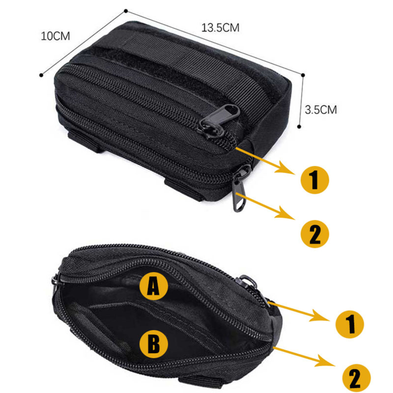 Double Layer EDC Tactical Moll - Travel Accessories Hip Belt avaliação e preço
