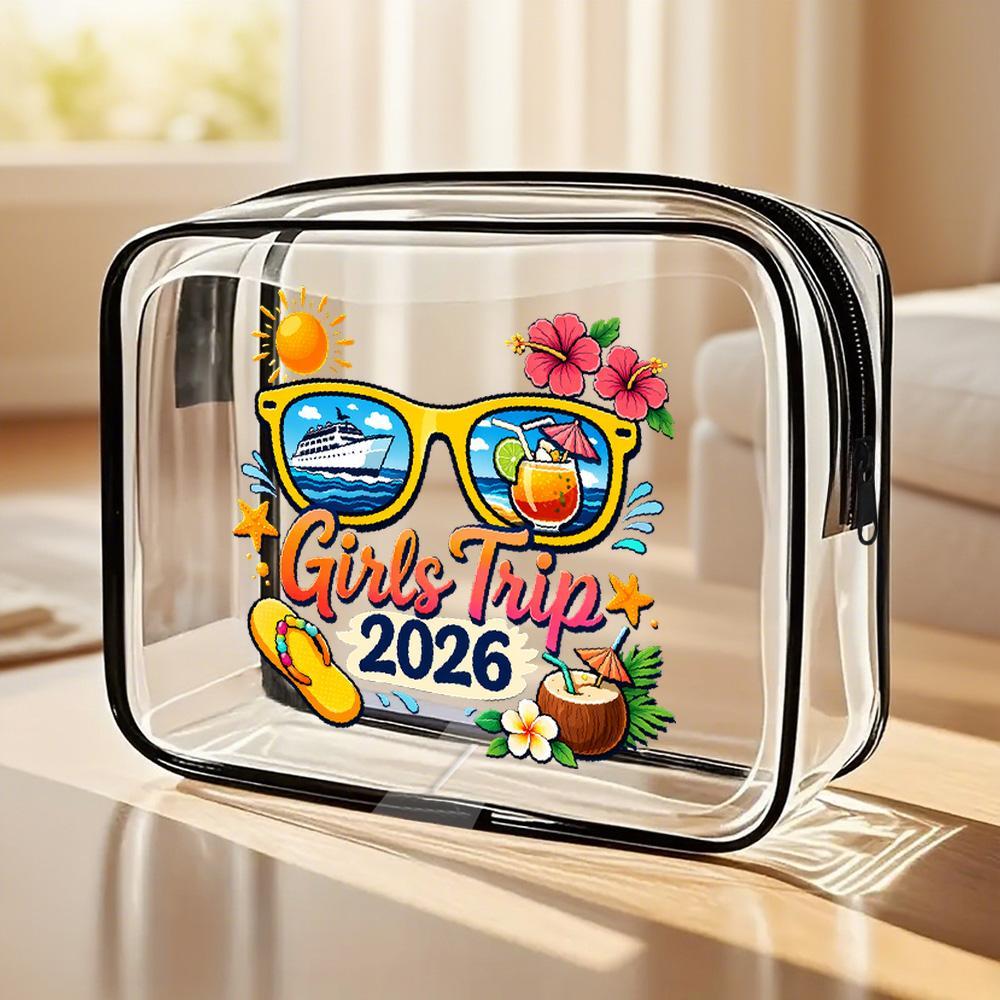 Pvc Cosmetic Bag Trip 2026 Cle - Travel Accessories Best avaliação e preço