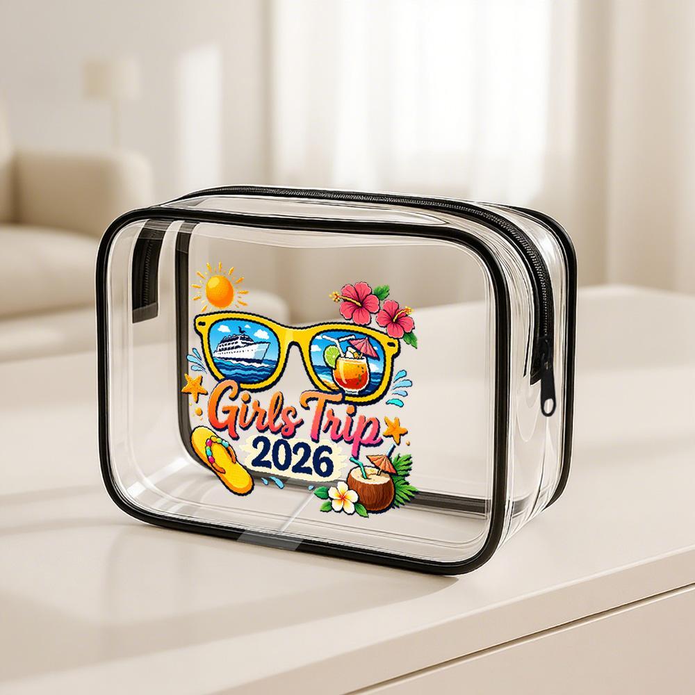 Pvc Cosmetic Bag Trip 2026 Cle - Travel Accessories Best avaliação e preço