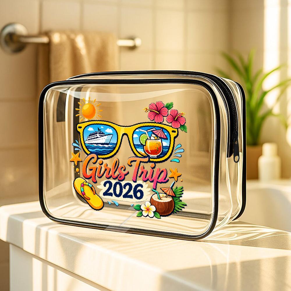 Pvc Cosmetic Bag Trip 2026 Cle - Travel Accessories Best avaliação e preço