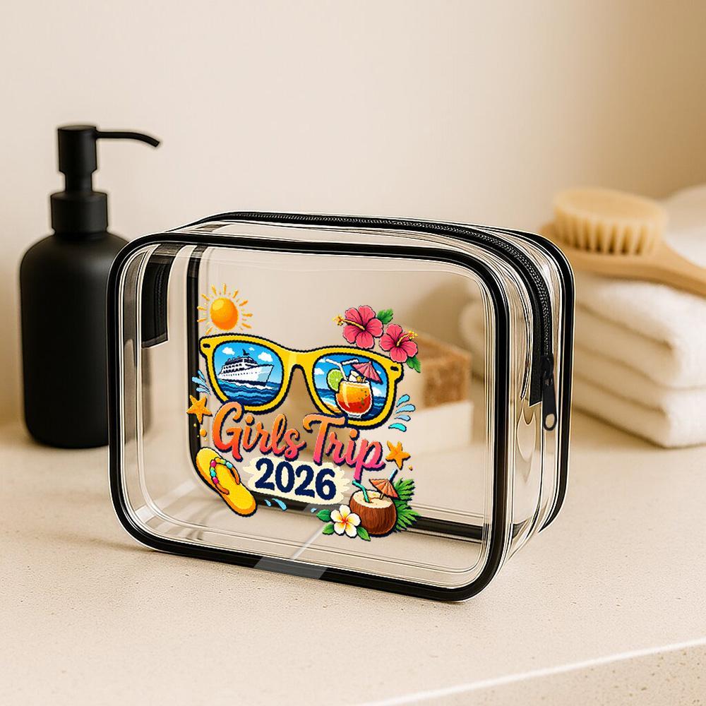 Pvc Cosmetic Bag Trip 2026 Cle - Travel Accessories Best avaliação e preço