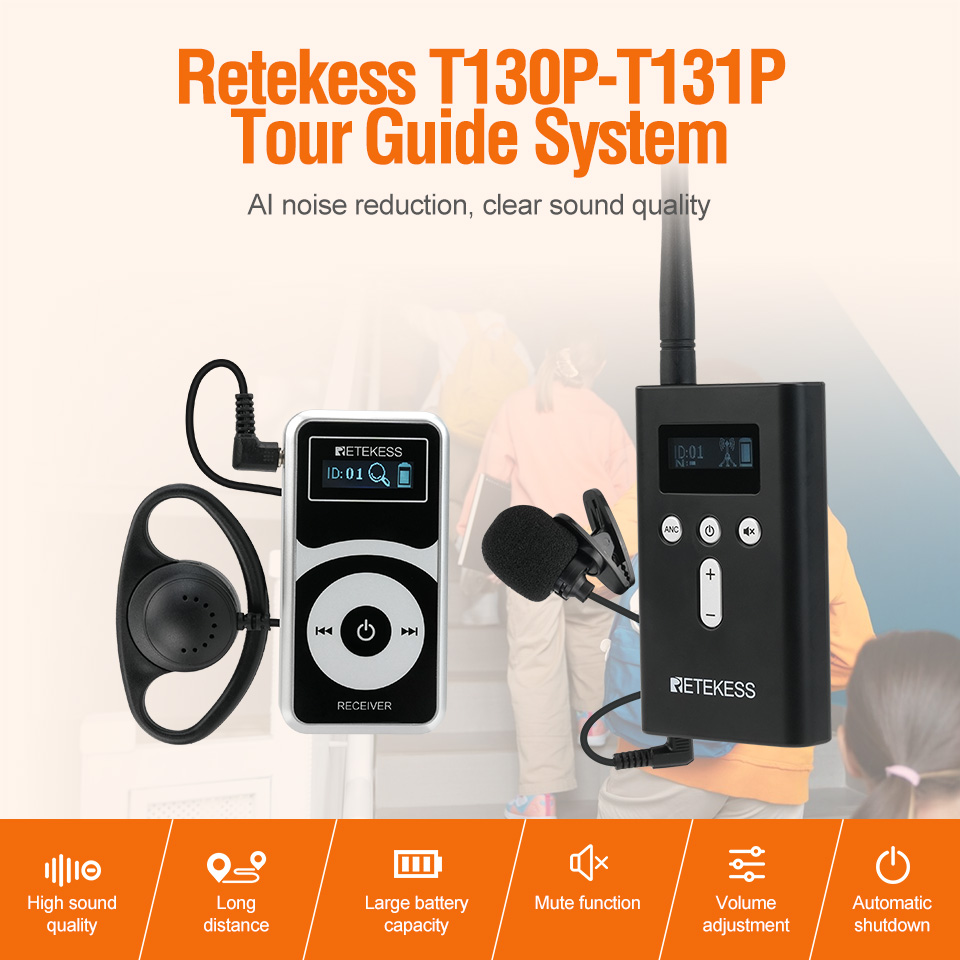 RETEKESS T130P T131P Tour Guid - Travel Accessories Guide avaliação e preço