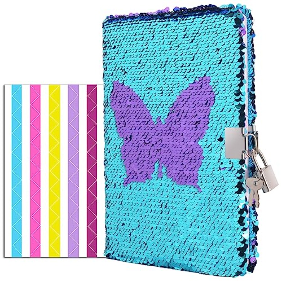 Magic Reversible Sequin Notebo - Travel Notebook Journal avaliação e preço