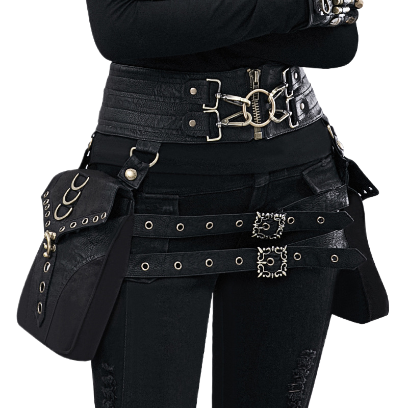 Steampunk Handmade Utility Hip - Travel Accessories Hip Belt avaliação e preço