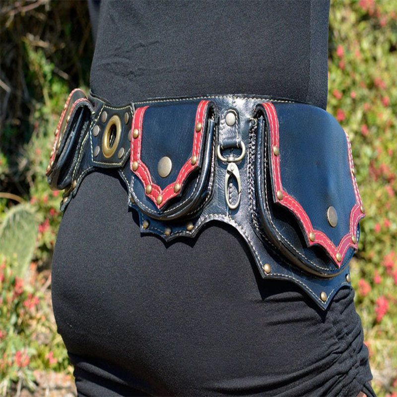 Steampunk Handmade Leather Uti - Travel Accessories Hip Belt avaliação e preço