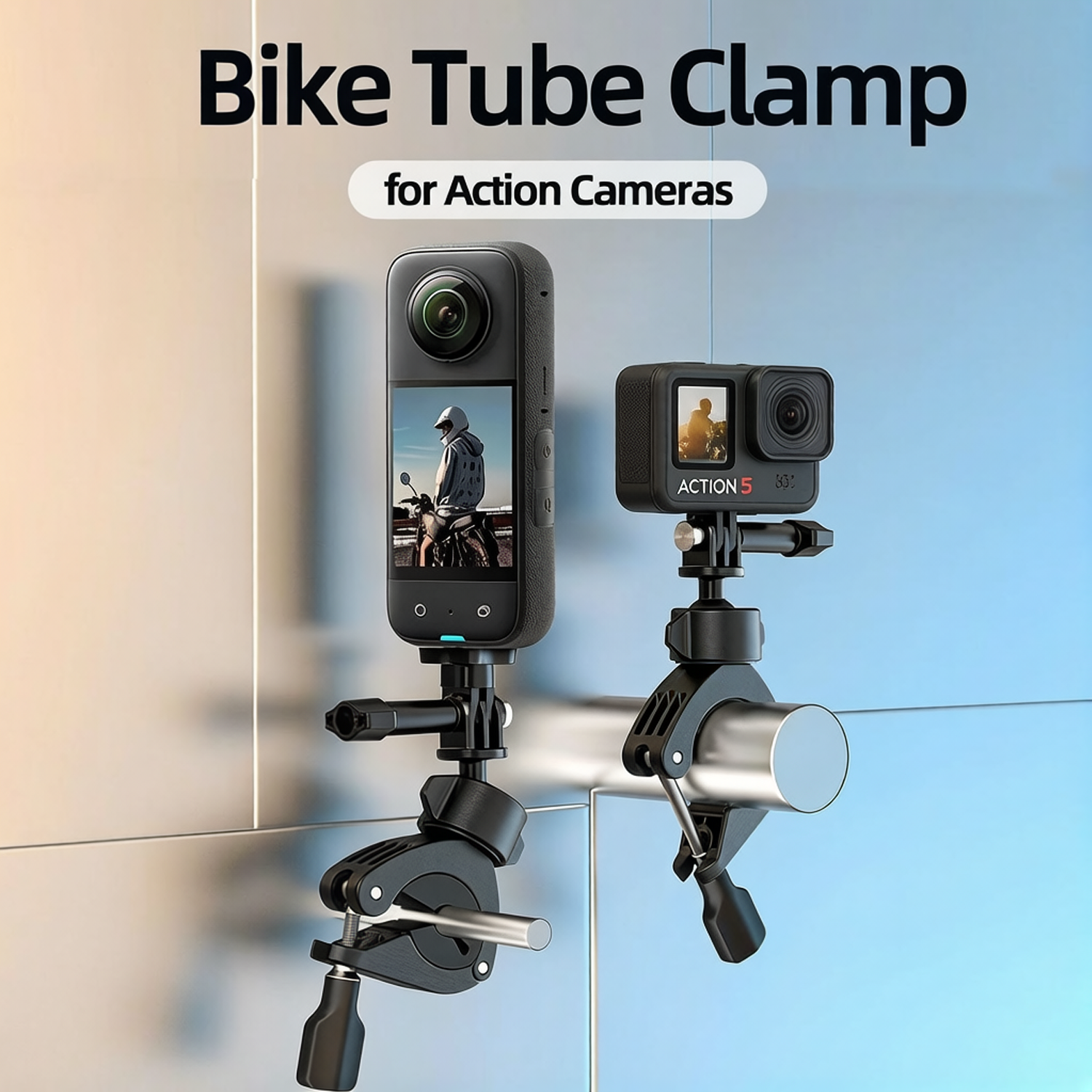 Universal Bike Tube Clamp Moun - Travel Accessories Youtube avaliação e preço