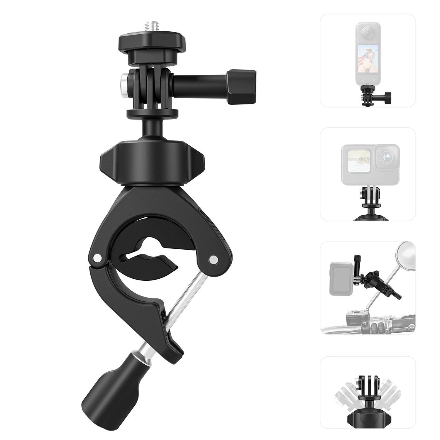 Universal Bike Tube Clamp Moun - Travel Accessories Youtube avaliação e preço