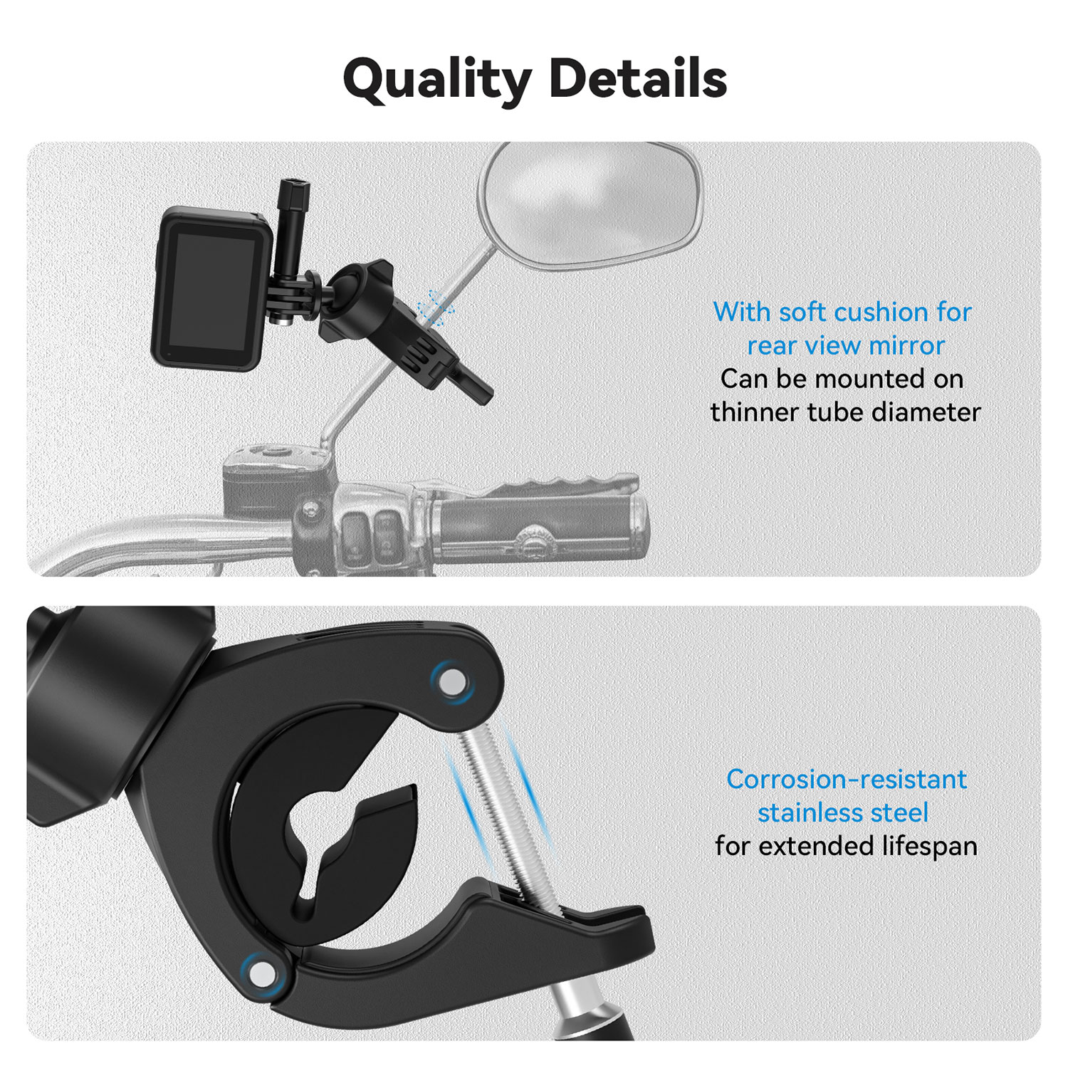 Universal Bike Tube Clamp Moun - Travel Accessories Youtube avaliação e preço