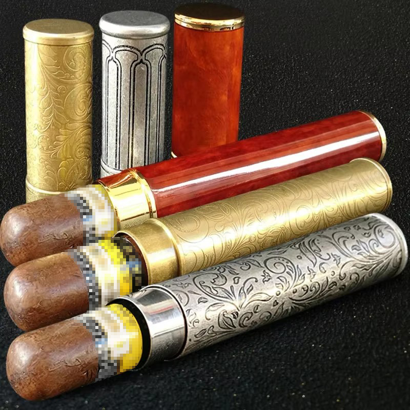 Classic Carbon fiber Cigar Tub - Travel Accessories Youtube avaliação e preço