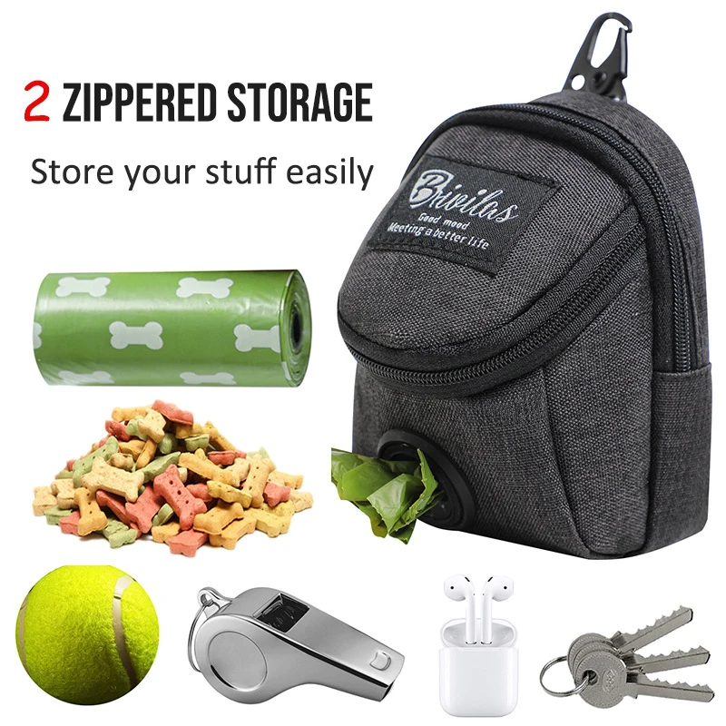 Pet Dog Treat Pouch Poop Dispe - Travel Accessories For Train avaliação e preço