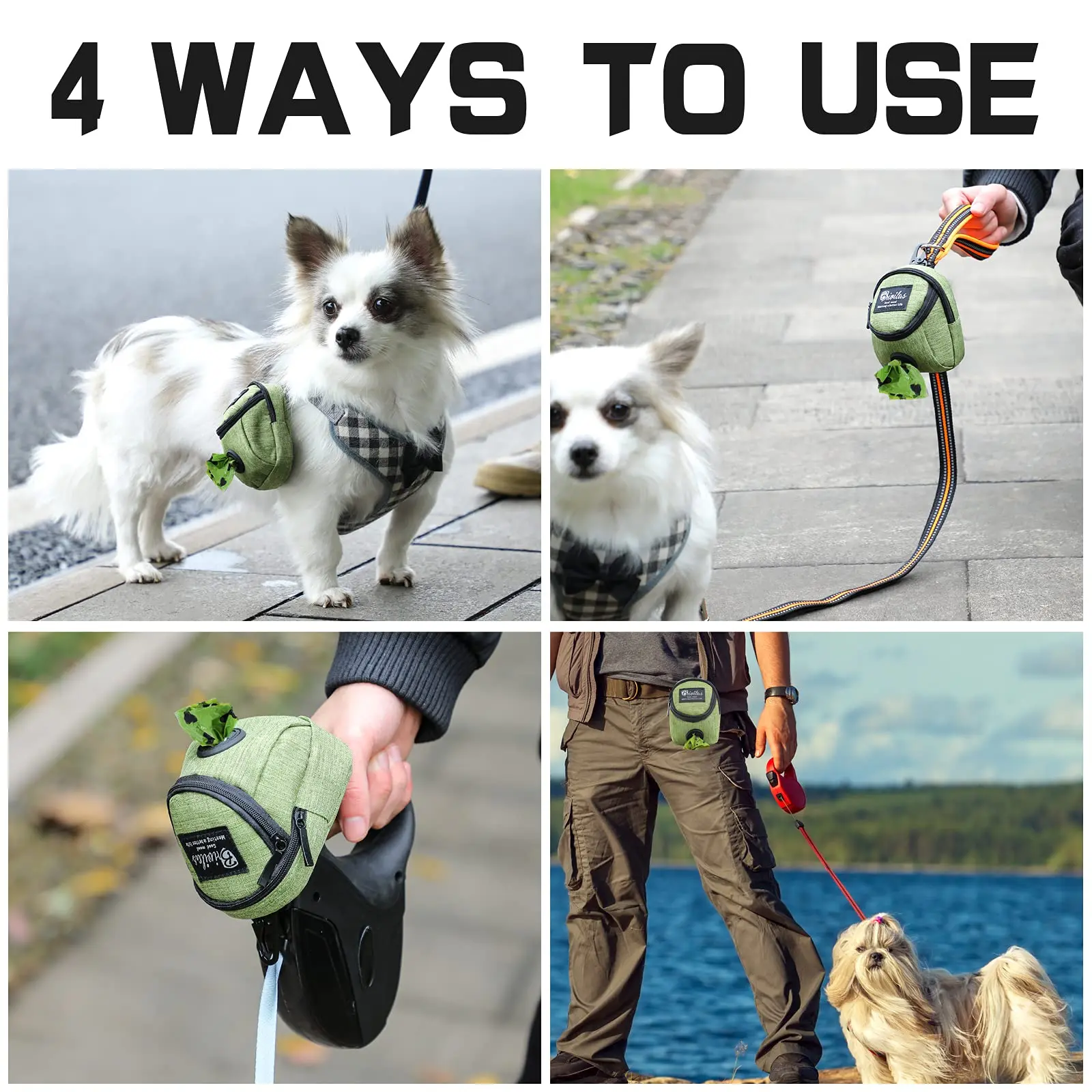 Pet Dog Treat Pouch Poop Dispe - Travel Accessories For Train avaliação e preço
