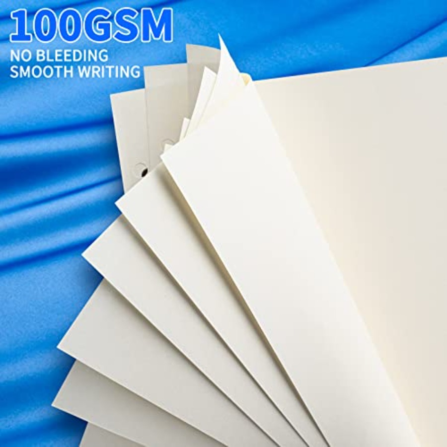A5 Blank Refill Paper for 6-Ri - Travel Notebook Journal avaliação e preço