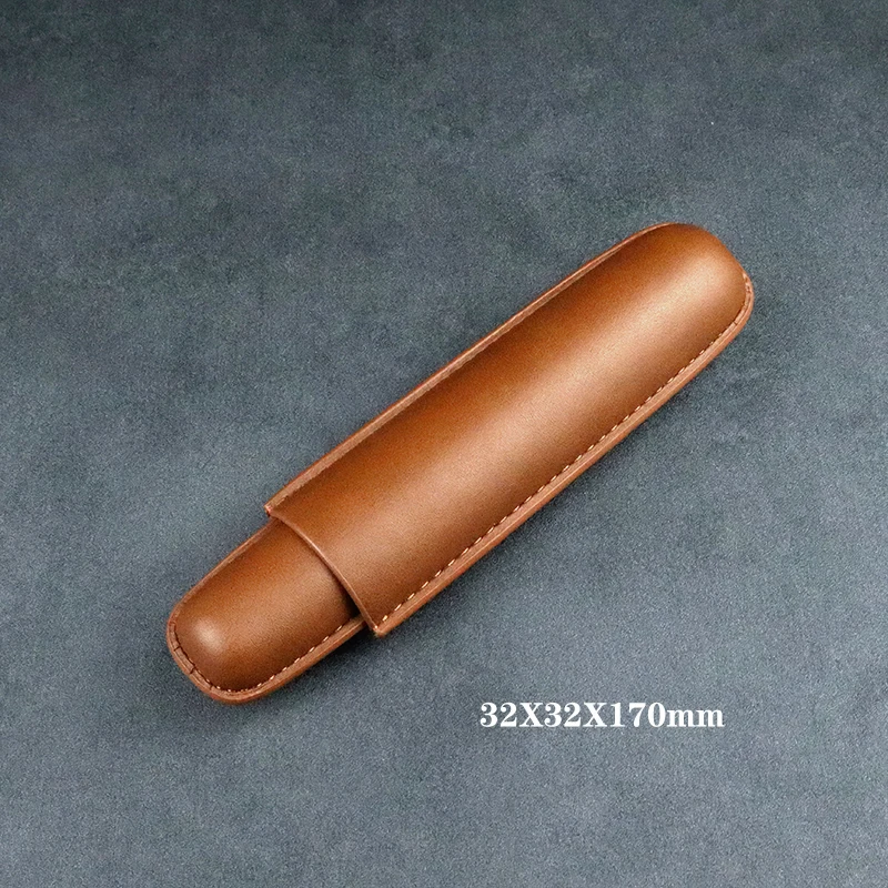 Leather Cigar Tube Humidor Por - Travel Accessories Youtube avaliação e preço