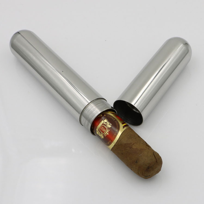 Portable Stainless Steel Cigar - Travel Accessories Youtube avaliação e preço