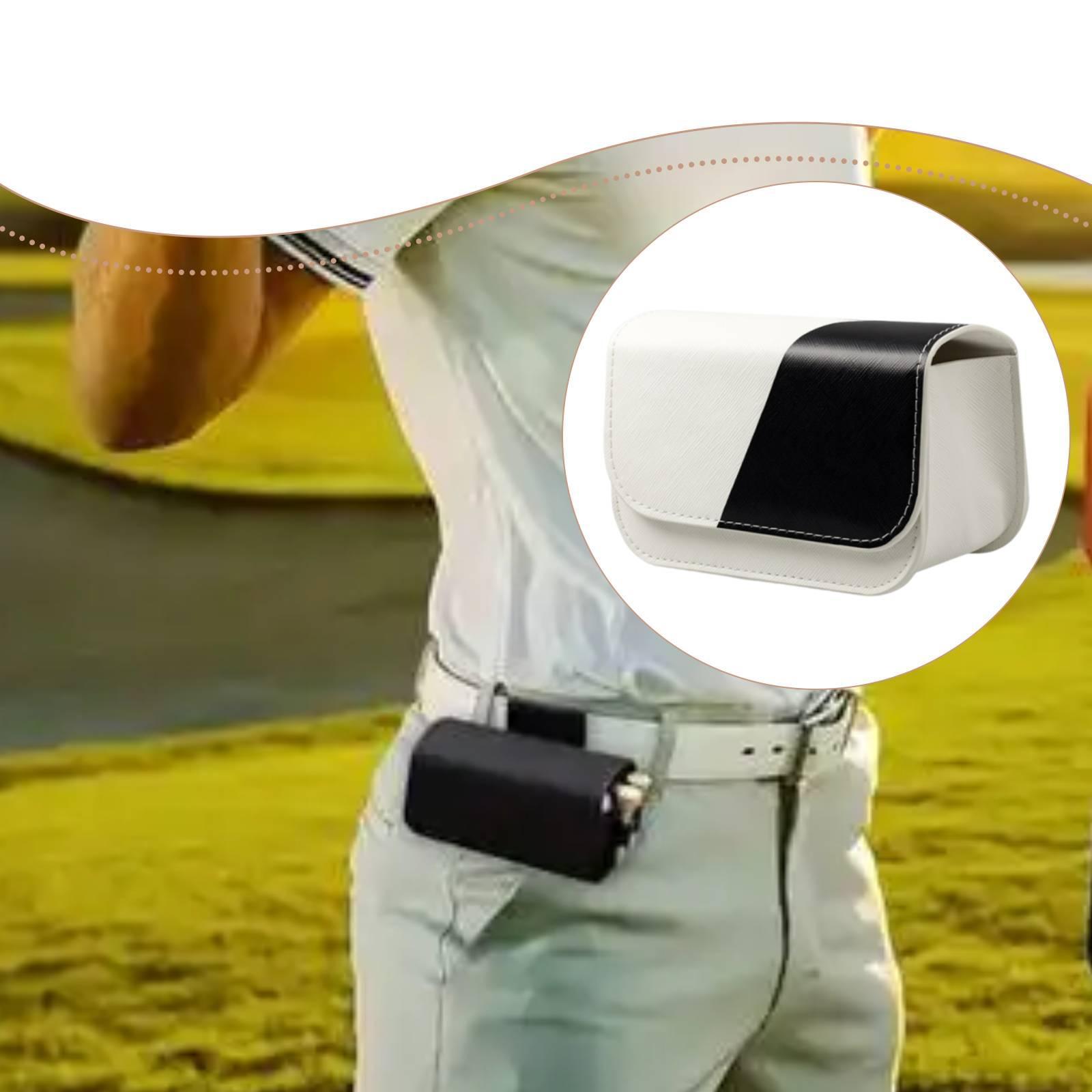 Golf Ball Hip Pouch Mini PU Le - Travel Accessories Hip Belt avaliação e preço