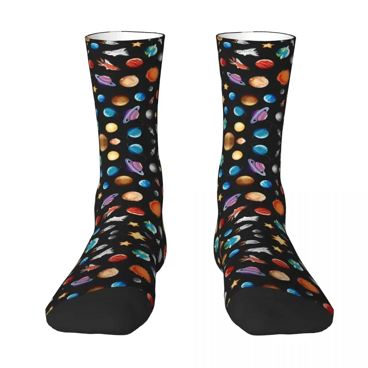 Space Travel Socks Harajuku Su - Travel Accessories Youtube avaliação e preço