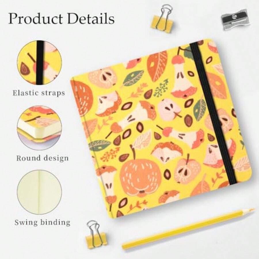 Small Square 5x5 80gsm Mini No - Travel Notebook Journal avaliação e preço