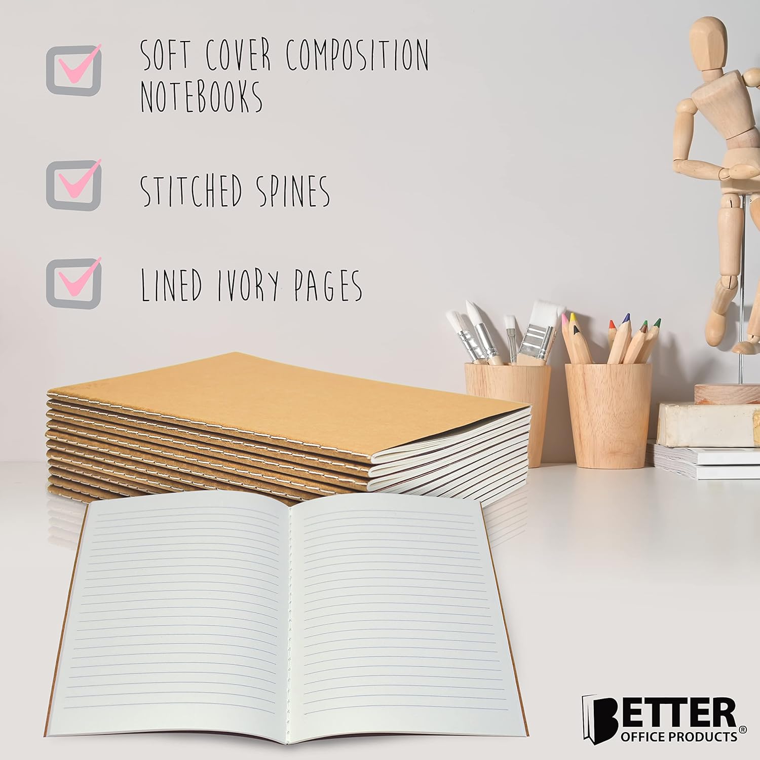 Kraft Notebooks 12 Pack, A5 Li - Travel Notebook Journal avaliação e preço