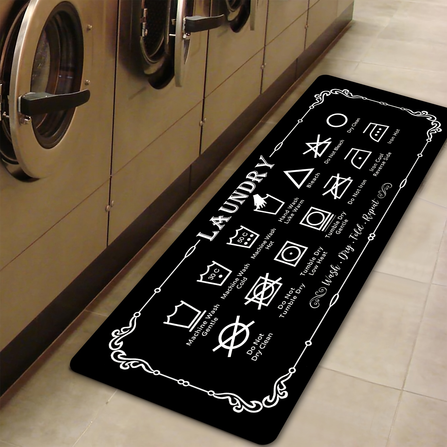 1 Piece Laundry Guide Mat - Bl - Travel Accessories Guide avaliação e preço