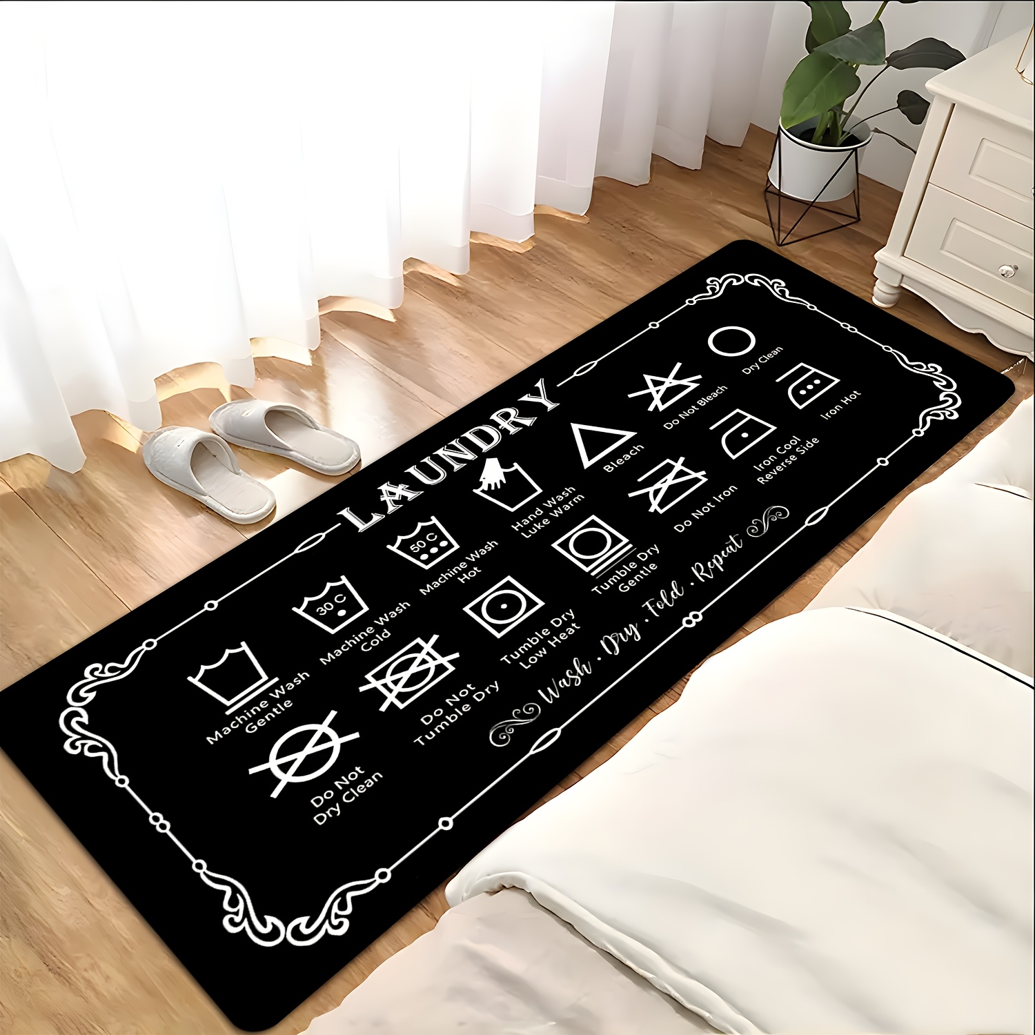 1 Piece Laundry Guide Mat - Bl - Travel Accessories Guide avaliação e preço