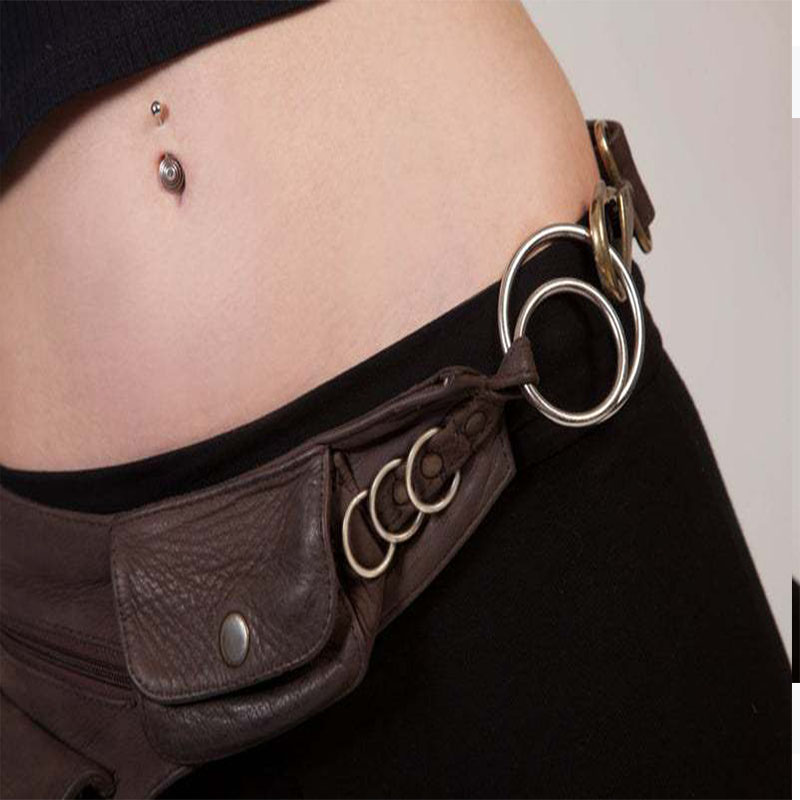 Steampunk Handmade Leather Uti - Travel Accessories Hip Belt avaliação e preço