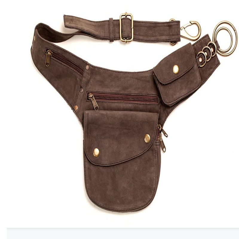 Steampunk Handmade Leather Uti - Travel Accessories Hip Belt avaliação e preço