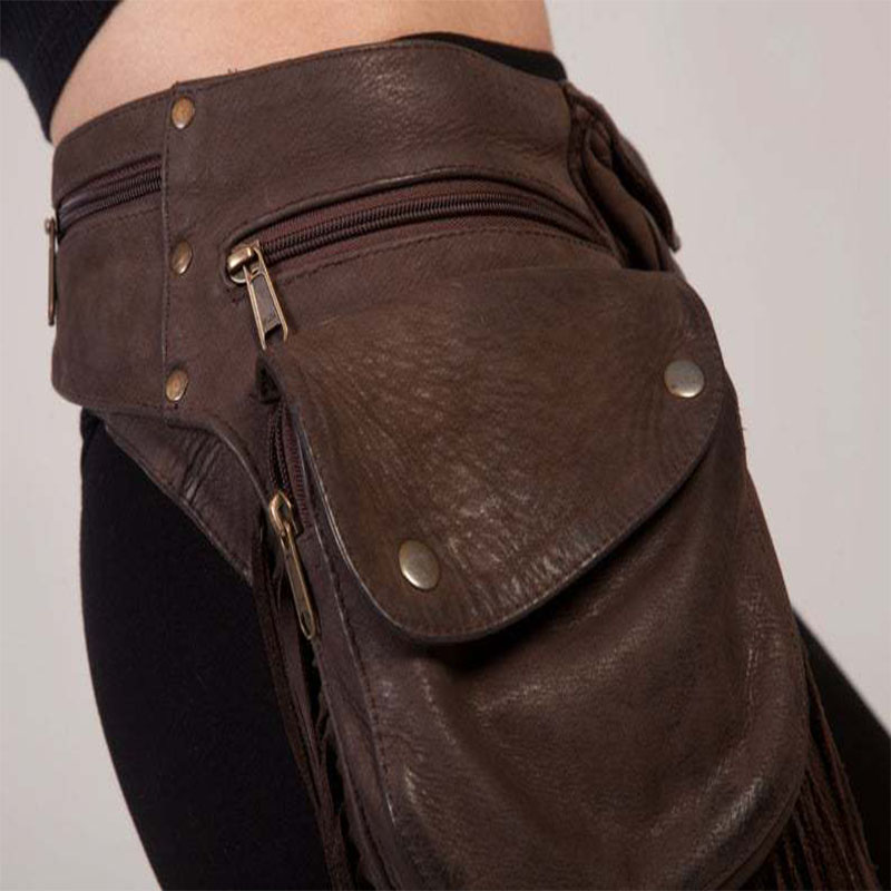 Steampunk Handmade Leather Uti - Travel Accessories Hip Belt avaliação e preço