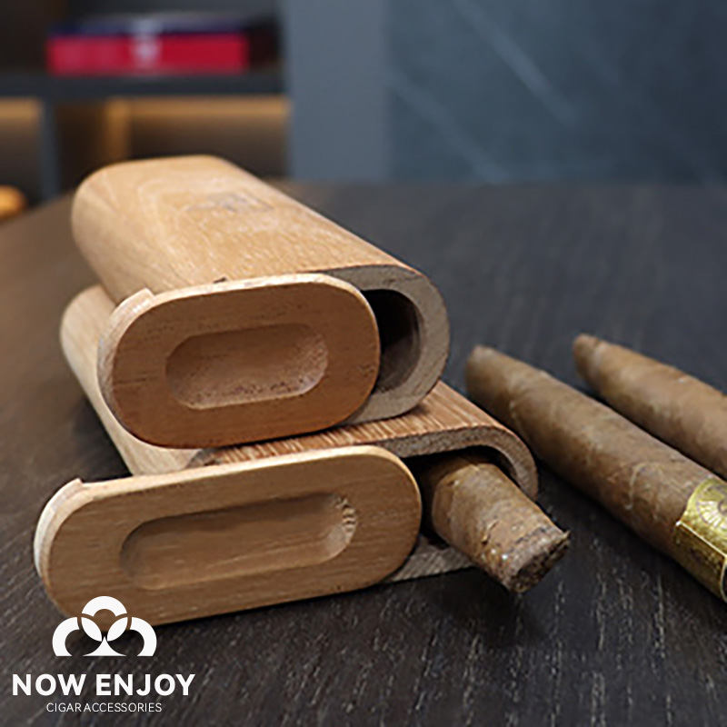 Portable Cigar Case Natural Ce - Travel Accessories Youtube avaliação e preço