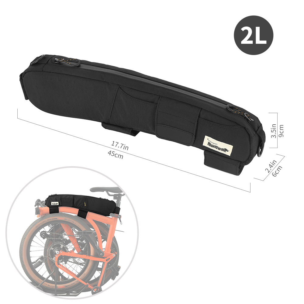 Rhinowalk Bicycle Top Tube Bag - Travel Accessories Youtube avaliação e preço