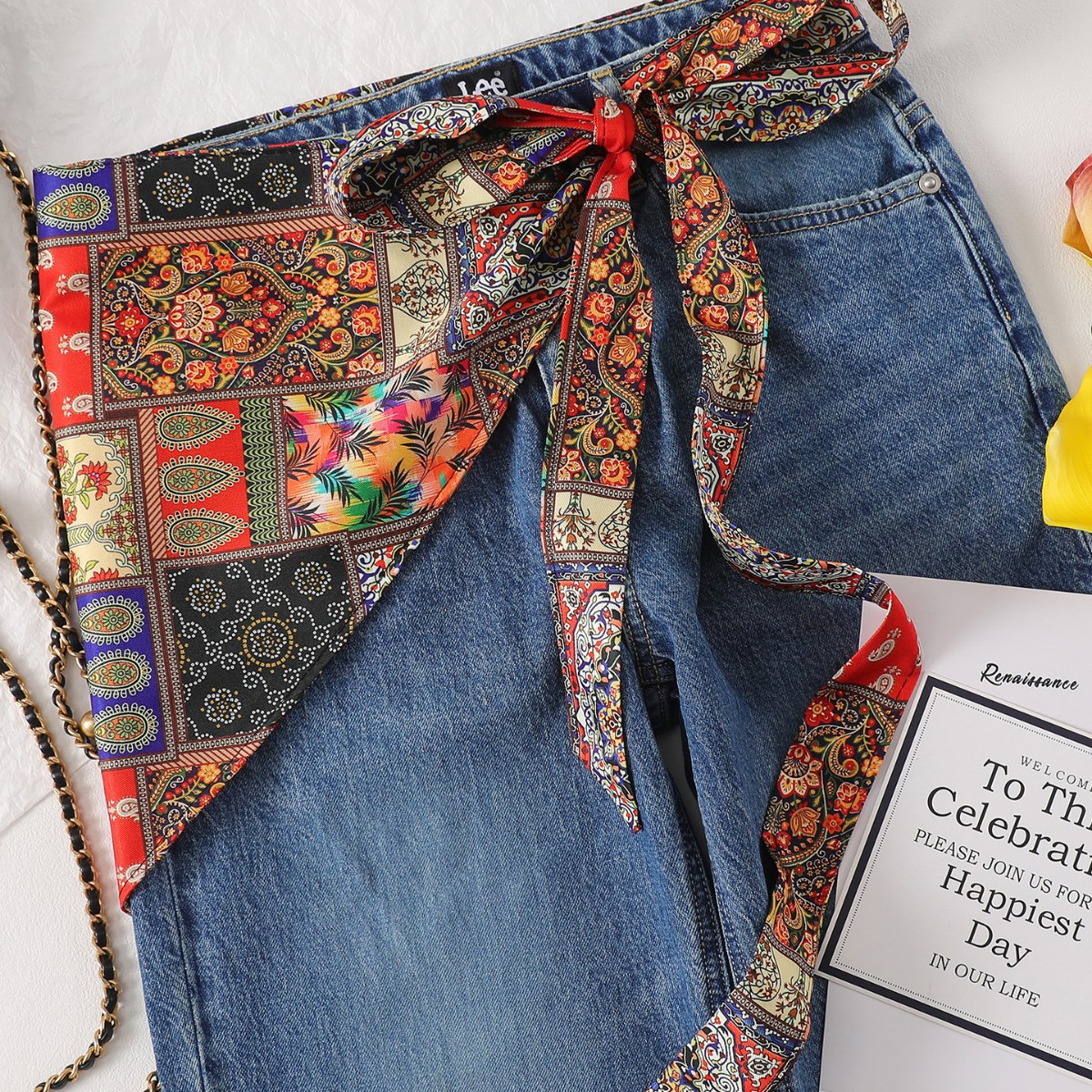 Women Vintage Paisley Print Wa - Travel Accessories Hip Belt avaliação e preço