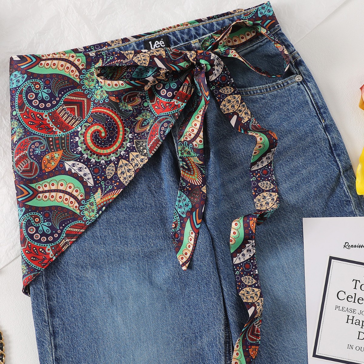 Women Vintage Paisley Print Wa - Travel Accessories Hip Belt avaliação e preço