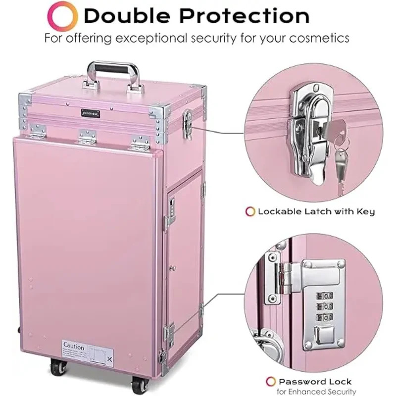 Rolling Manicure Table Foldabl - Travel Accessories For Train avaliação e preço
