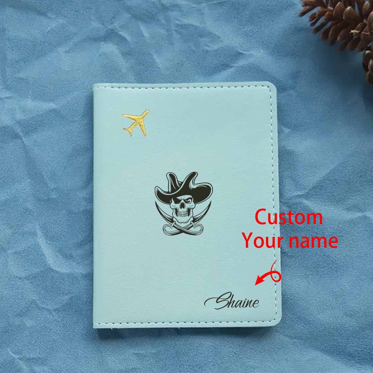 1pc Personalized Name Passport - Travel Accessories Best avaliação e preço
