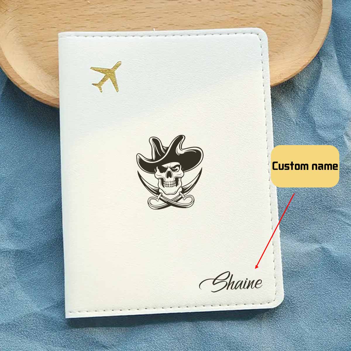 1pc Personalized Name Passport - Travel Accessories Best avaliação e preço