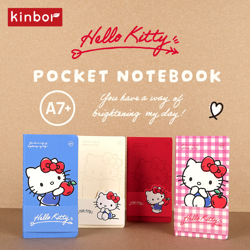 kinbor Hello Kitty Pocket Note - Travel Notebook Journal avaliação e preço
