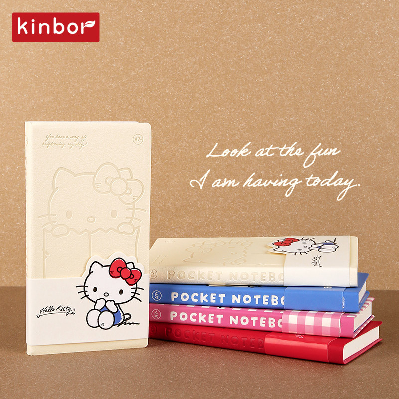 kinbor Hello Kitty Pocket Note - Travel Notebook Journal avaliação e preço